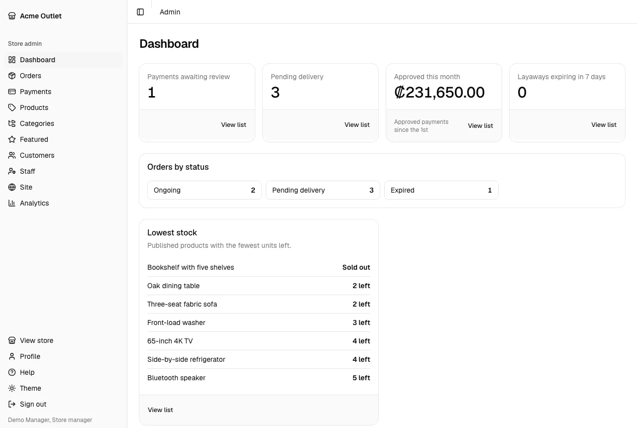 The Dashboard
