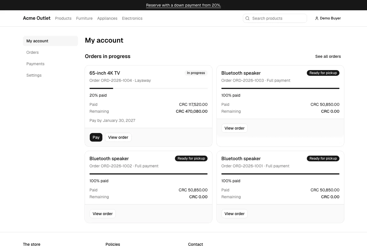 My account